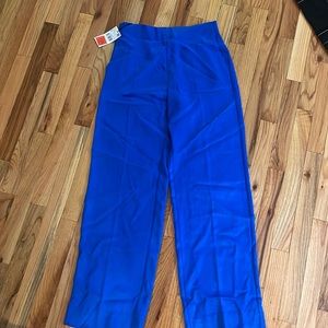 Blue pants from Mango